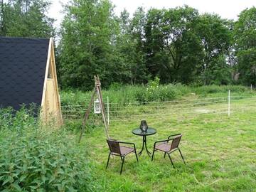 Фото номера Двухместный номер с 1 кроватью Кемпинги Triangle Cabin г. Laitila 10