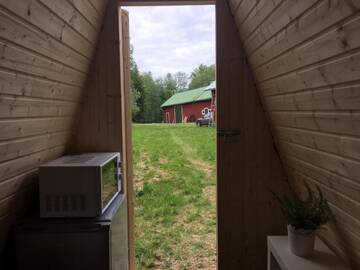 Фото номера Двухместный номер с 1 кроватью Кемпинги Triangle Cabin г. Laitila 9
